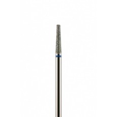Фреза алмазная конусная усеченная синяя средняя зернистость 2,1 мм (021)